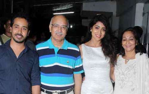 Shriya Saran Family
