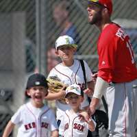 Dustin Pedroia son Dylan Pedroia Dustin Pedroia son Dylan Pedroia