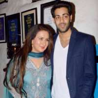 Poonam Dhillon son Anmol Thakeria Poonam Dhillon son Anmol Thakeria