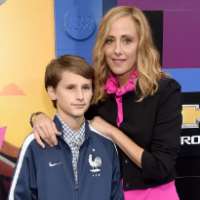 Kim Raver son Leo Kipling Boyer Kim Raver son Leo Kipling Boyer