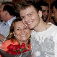 Michel Telo Mother Nina Telo Michel Telo Mother Nina Telo