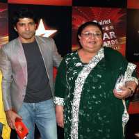 Farhan Akhtar Mother Honey Irani Farhan Akhtar Mother Honey Irani