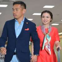 Yuto Nagatomo wife Airi Taira