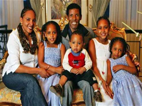 Haile Gebrselassie Family