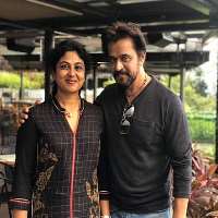 Arjun Sarja wife Niveditha Arjun Arjun Sarja wife Niveditha Arjun