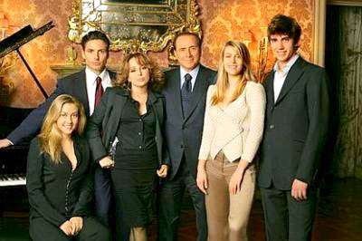 Silvio Berlusconi Family