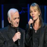 Charles Aznavour son Katia Aznavour Charles Aznavour son Katia Aznavour