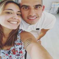 Marcos Acuna wife Julia Silva