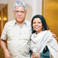 Om Puri wife Nandita Puri Om Puri wife Nandita Puri