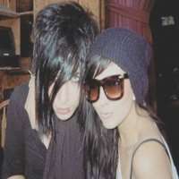 Andy Biersack girlfriend Hanna Merjos Andy Biersack girlfriend Hanna Merjos