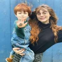 Sierra Watts son Leo Sierra Watts son Leo