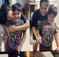 Anasuya Bharadwaj son Shaurya Bharadwaj Anasuya Bharadwaj son Shaurya Bharadwaj
