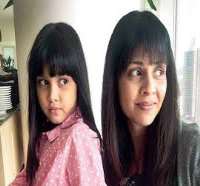Manasi Salvi daughter Oshima Prabhu Manasi Salvi daughter Oshima Prabhu