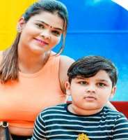 Payal Malik child Chirayu Malik