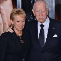 Max von Sydow wife Catherine Brelet Max von Sydow wife Catherine Brelet