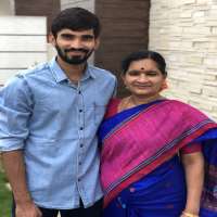 Srikanth Kidambi Mother Radha