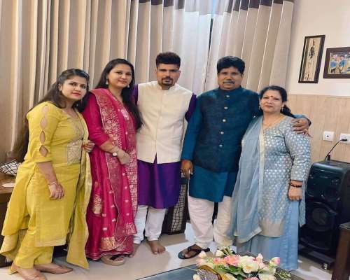 Karn Sharma Family