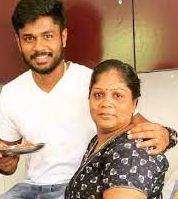 Sanju Samson Mother Lijy Viswanath Sanju Samson Mother Lijy Viswanath