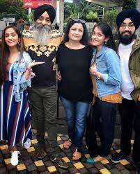 Asees Kaur Family