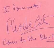 Phoebe Cates Signature