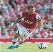 Santi Cazorla Signature