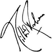 Hrithik Roshan Signature
