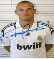 Wesley Sneijder Signature