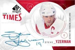 Steve Yzerman Signature