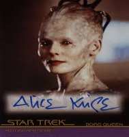 Alice Krige Signature