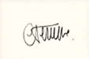 Catherine Deneuve Signature