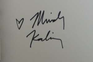 Mindy Kaling Signature