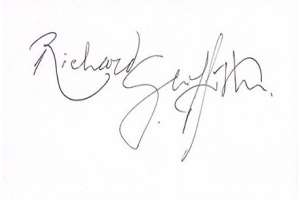 Richard Griffiths Signature