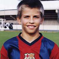 Gerard Pique Childhood Image