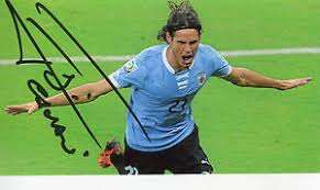 Edinson Cavani Signature