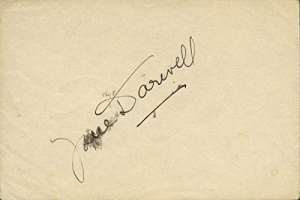 Jane Darwell Signature