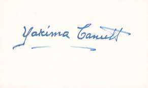 Yakima Canutt Signature