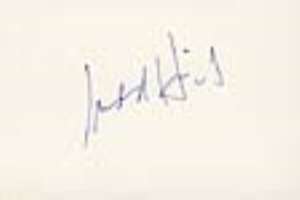 Judd Hirsch Signature