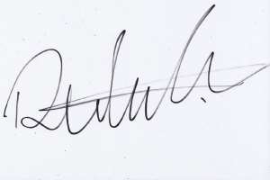 Dev Patel Signature