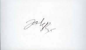 Joely Richardson Signature
