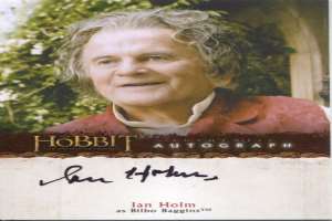 Ian Holm Signature