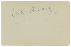 Leslie Howard Signature