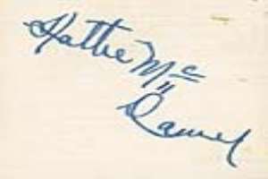 Hattie McDaniel Signature