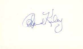 Richard Kiley Signature