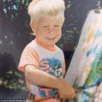 David Warner Childhood Image