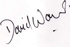 David Warner Signature
