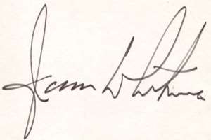 James Whitmore Signature
