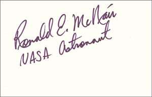 Ronald McNair Signature