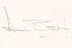Alan Bean Signature