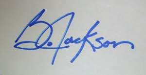 Bo Jackson Signature
