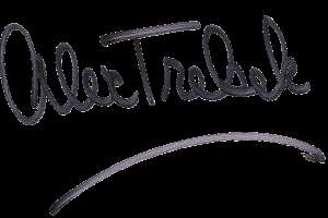 Alex Trebek Signature